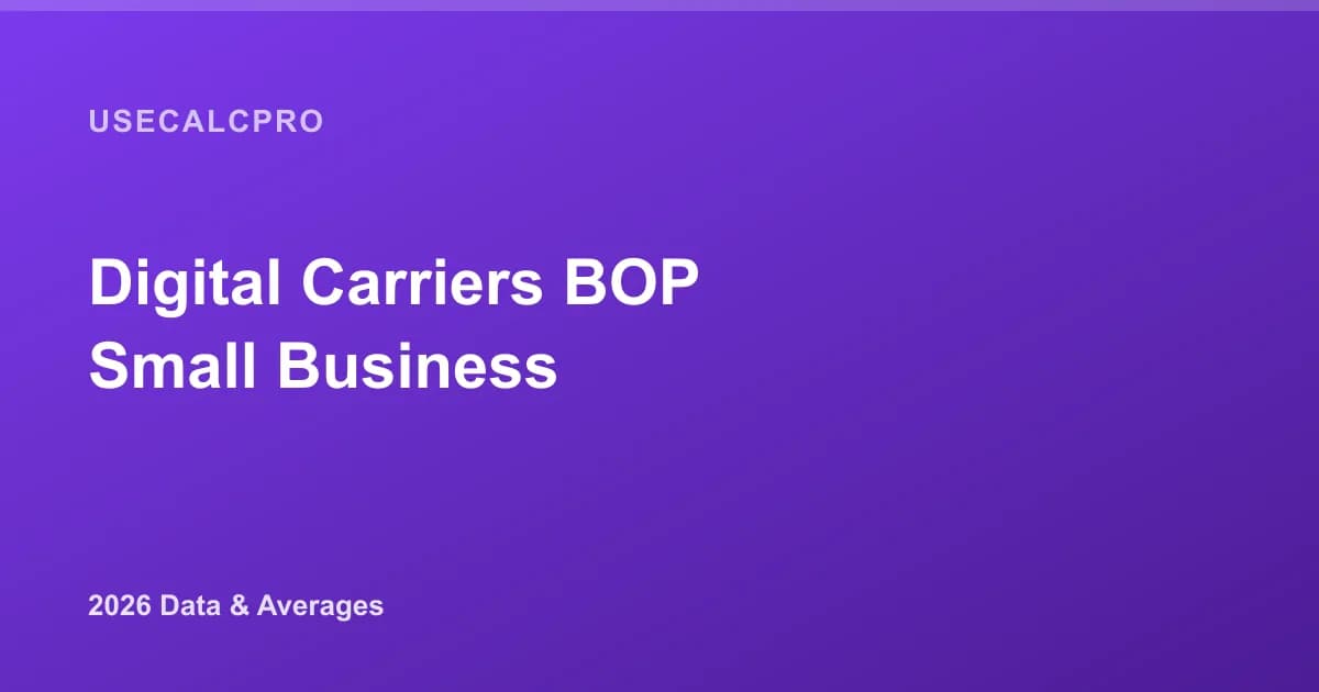 Digital Carriers for a BOP Under $1M Revenue: 2026 Cost & Carrier Guide