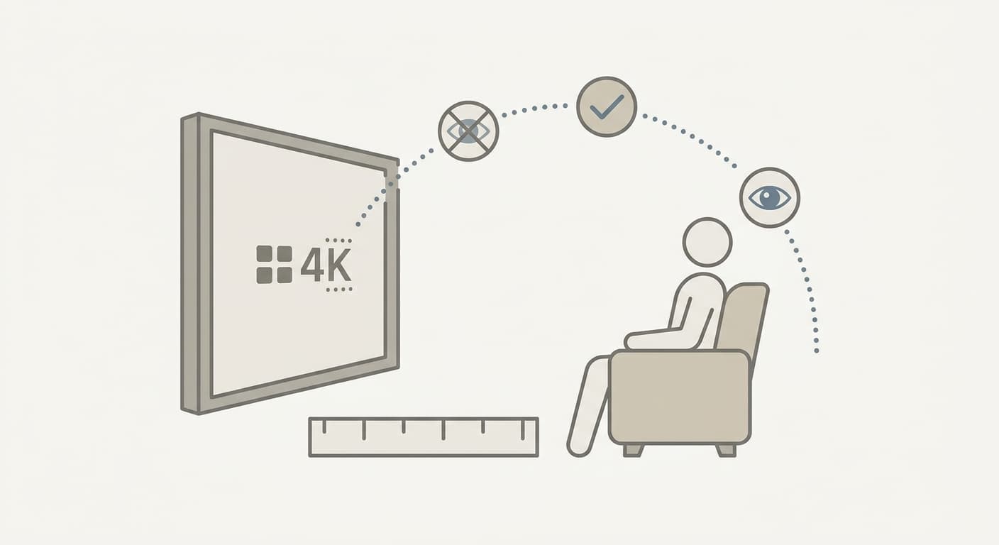 Optimal Viewing Distance for a 4K TV: 2026 Size-by-Size Guide