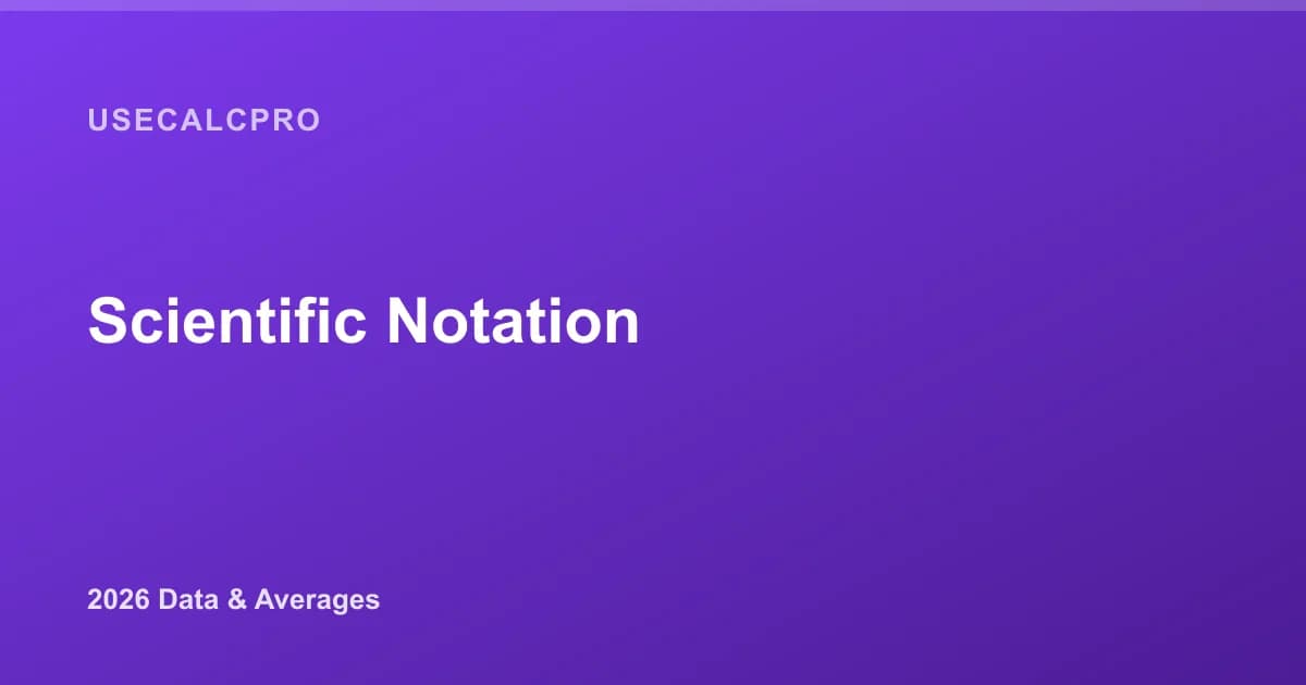 Scientific Notation: How It Works, Rules & Examples (2026)