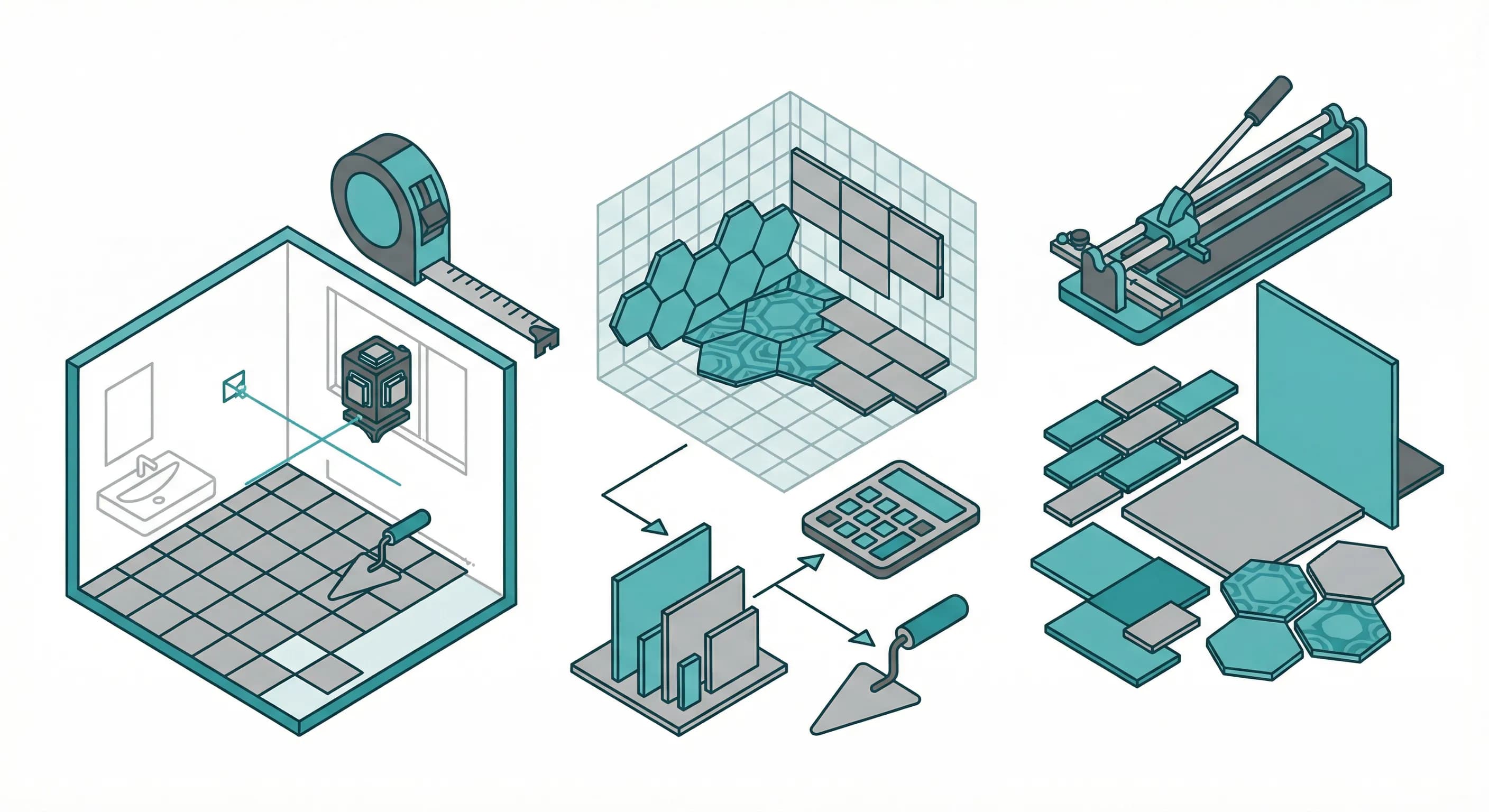 Tile Layout Patterns Guide: Waste Factors, Grout & Ordering Tips