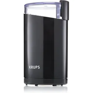 KRUPS Precision Electric Coffee Grinders, 3 oz Capacity, 200W Motor, Stainless Steel Blades for Uniform Grinding of Beans, Herb and Nuts, Coffee and Spice Grinder Electric, (Black)