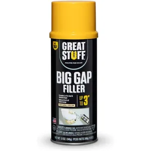 Great Stuff 157906 Insulating Foam Sealant, 12 oz, Cream