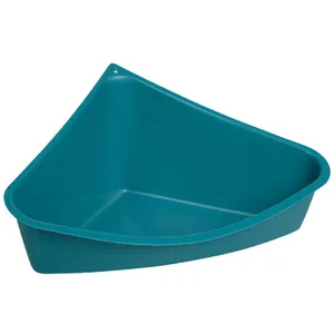 Lixit Corner Litter Pan for Ferrets, Rabbits, Rats, Guinea Pigs and Other Small Animals. (Blue Pack of 1)