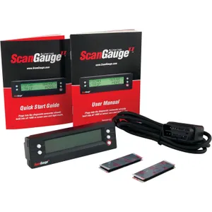 ScanGauge SG2 Ultra Compact 3-in-1 Automotive Computer with Customizable Real-Time Fuel Economy Digital Gauges for OBD2 Vehicles