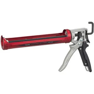 TAJIMA Caulk Gun - 1/10 Gallon (10 oz) Convoy Super Caulking Tool with Rotating Cradle & Auto Flow Stop - CNV-100SP