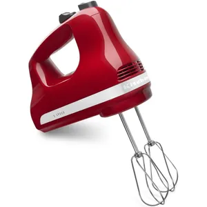 KitchenAid 5 Ultra Power Speed Hand Mixer - KHM512, Empire Red