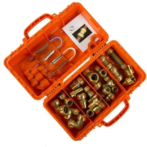 SharkBite 3/4 Inch And 1 Inch ContracTor Kit, Push To Connect Fitting, 22795LF