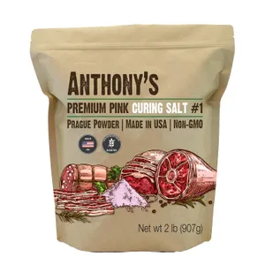 Anthony's Prague Curing Salt No.1, 2 lb, Gluten Free, Prague Powder, Made in USA