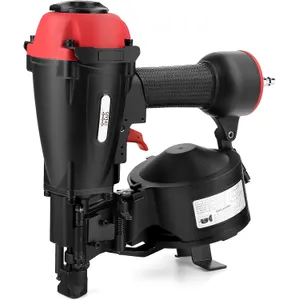 3PLUS HCN45SP 11 Gauge 15 Degree 3/4" to 1-3/4" Coil Roofing Nailer Pneumatic Roof Nail Gun