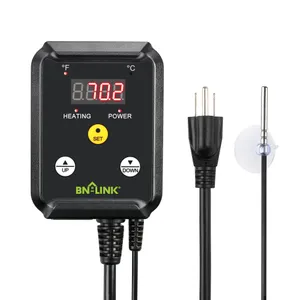BN-LINK Reptile Thermostat Temperature Controller, Digital Heat Mat Thermostat for Seed Starting, Plant Germination, Greenhouse, Incubator, Brooder, Brewing, Reptiles Tank,40-108°F, 1000W, ETL Listed