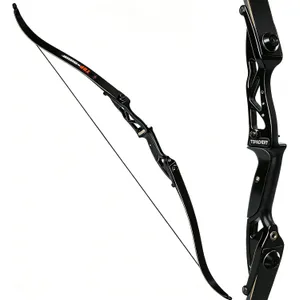 TOPARCHERY Archery 56" Takedown Hunting Recurve Bow Metal Riser Right Hand Longbow