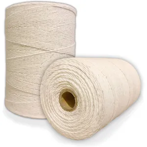 Durable Loom Warp Thread (Natural/Off White), One Spool, 8/4 Warp Yarn (800 Yards), Perfect for Weaving: Carpet, Tapestry, Rug, Blanket or Pattern - Warping Thread for Any Loom