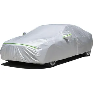 Favoto Sedan Car Cover Waterproof All Weather 6 Layers Heavy Duty Car Cover for Automobiles Rain Sun Snow UV Protection with Inner Cotton Car Cover Outdoor Universal Fit for Sedan (186-194 inch)