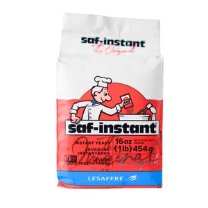 SAF-INSTANT YEAST RED LABEL SINGLE 1 lb (16oz) PACKAGE