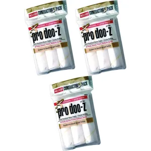Wooster Brush RR723-9 Pro/Doo-Z Roller Cover 3/8-Inch Nap, 9-Inch Pack of 3
