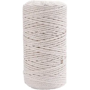 Macrame Cord 3mm Natural Cotton 218 Yards (200 Meters)