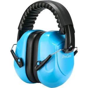 ProCase Noise Reduction Ear Muffs, Sound Proof Ear Protection, NRR 28dB Noise Cancelling Headphones for Adults Kids Autism, Hearing Protection for Shooting Gun Range Mowing -Pure Blue