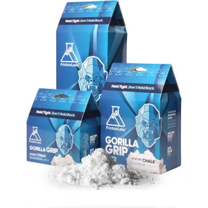 Friction Labs Premium Loose Climbing Chalk - High-Performance Hand Chalk with Superior Grip for Bouldering, Climbing, Weightlifting & More - Long Lasting & Skin Friendly Powdered Chalk
