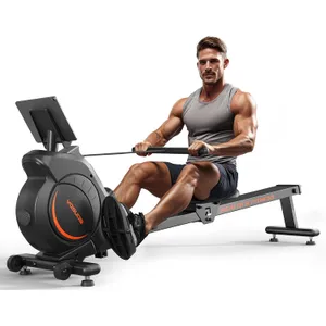 YOSUDA Magnetic Rowing Machine for Home - Rower Machine Use with Bluetooth, App Supported, Rowing Machine for Beginners to Athletes, Comfortable Seat Cushion