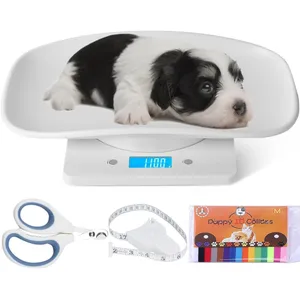 Digital Pet Scale,Puppy Scales for Weighing,Digital Small Animals Scales for Weighing,Whelping Supplies,Kitten Scale,Baby Scales for Newborn Dog Cat Crawl Pet,Capacity up to 33 lb,for New Pets Only