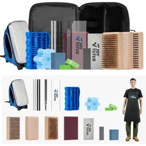 JOYTUTUS Professional Ski & Snowboard Tuning and Waxing Kit - Complete All-in-One Set with Wax Iron, All Temperature Wax, Edge Tuner, Brush, Scraper, P-Tex - Everything Needed for Basic Tune & Wax