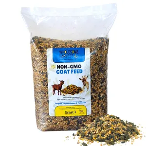 Non-GMO All-Grain Goat Feed 16% Protein - Fortifies with Goat Minerals, Vitamins, and Natural Ingredients for Strong Bones, Healthy Digestion, and Optimal Growth - 10 lb Bag